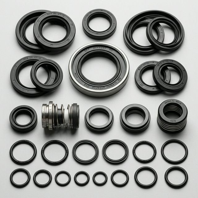Oil seal, mechanical seal, hydraulic seal, dan oring